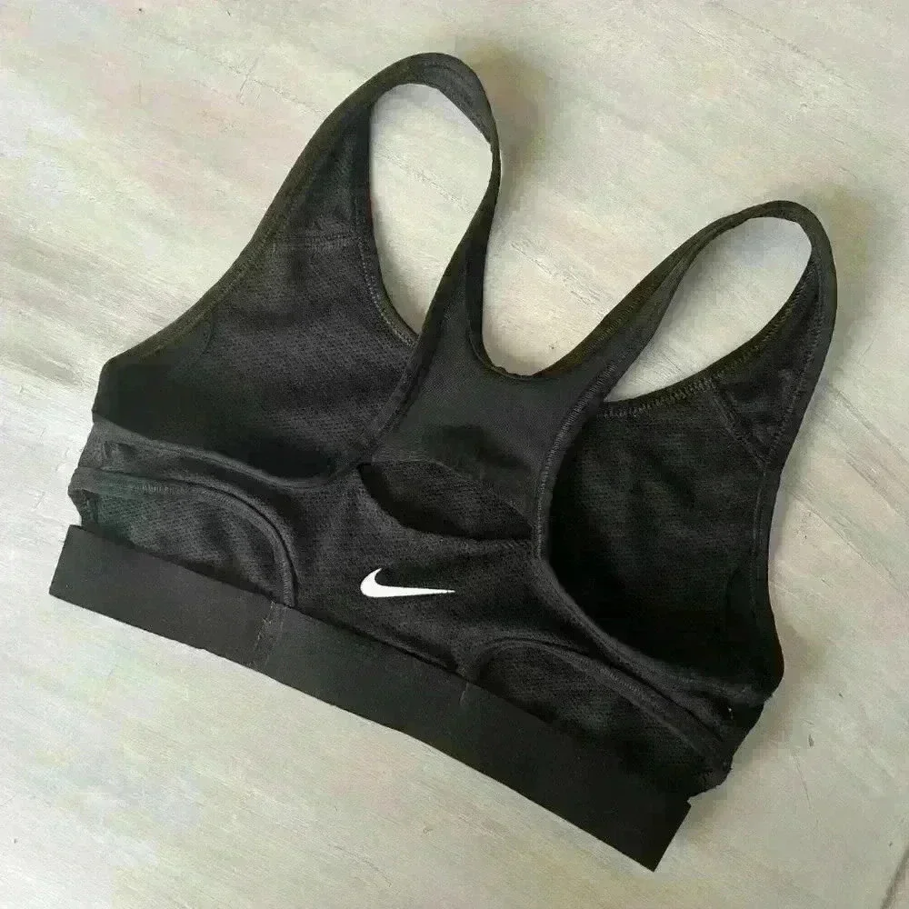 Nike Classic Compression Racerback Medium Support Sports Bra Size XS Gym Active - Picture 5 of 8